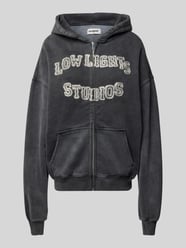 Sweatjacke mit Label-Stitching von Low Lights Studios - 2