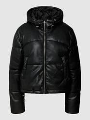 Steppjacke in Leder-Optik von REVIEW Schwarz - 13