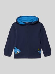 bluza rozpinana z kapturem i nadrukiem z motywem od Blue Seven - 7