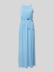 Maxi-jurk met strikceintuur, model 'FALIA' van VILA - 31