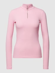 Longsleeve mit Troyer-Kragen von Jake*s Casual Rosa - 17