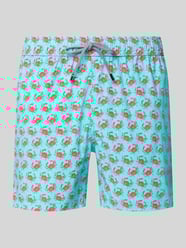 Regular Fit Badehose mit Label-Patch Modell 'GRANCHIO' von Zeybra - 3