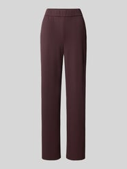 straight fit broek met elastische band van zero - 6