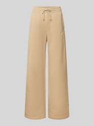 Wide Leg Sweatpants mit Logo Modell 'Phoenix' von Nike Beige - 45