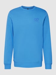 Sweatshirt met logoprint, model 'SERUA' van AlphaTauri Blauw / turquoise - 21