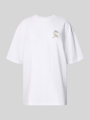 T-shirt typu oversized z nadrukiem z motywem od REVIEW - 38