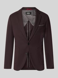 Slim fit colbert met viscose, model 'Data' van CINQUE Bordeaux - 36