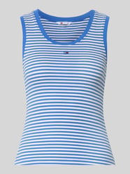 Top typu tank o kroju slim fit z mieszanki bawełny od Tommy Jeans - 20