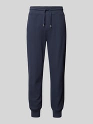 Sweatpants mit Label-Details Modell 'Structure' von BOSS Blau - 25