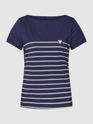 T-shirt met streepmotief van Tom Tailor Blauw / turquoise - 10