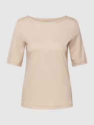 T-Shirt mit Ziersteinbesatz von Christian Berg Woman Beige - 26