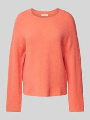 Oversized Strickpullover mit Rundhalsausschnitt von Christian Berg Woman Orange - 20