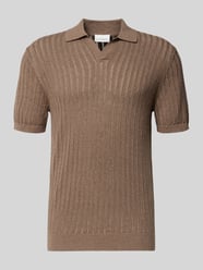 Slim Fit Poloshirt aus Baumwoll-Leinen-Mix von Profuomo - 28
