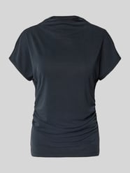 T-shirt z mieszanki modalu z marszczeniami od Jake*s Collection - 19