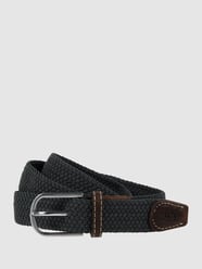 Flechtgürtel mit Lederbesatz  von Billybelt Grau - 47