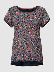 T-Shirt mit Allover-Muster von Esprit Blau - 38