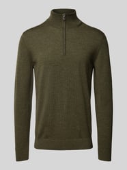 Gebreide pullover met schipperskraag, model 'Dario' van JOOP! Collection Groen - 19