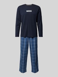 Pyjama mit Label-Print Modell 'Easy Long' von BOSS - 25