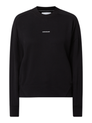 Bluza z bawełny ekologicznej od Calvin Klein Jeans Czarny - 48