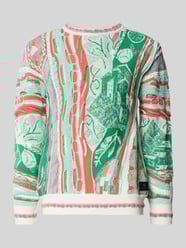 Gebreide pullover met labelbadge van CARLO COLUCCI - 6