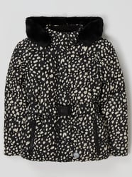 Gewatteerd jack met all-over motief  van s.Oliver RED LABEL Grijs / zwart - 19