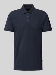 Poloshirt in melierter Optik von Matinique Blau - 28