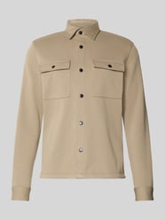 Overhemdjack met drukknoopsluiting van MCNEAL Beige - 12