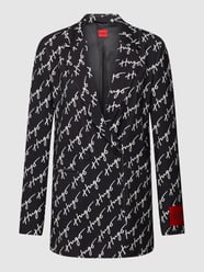 Blazer mit Allover-Label-Print Modell 'Anibi' von HUGO - 17