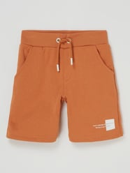 Sweatshorts van katoenmix van Basefield Oranje - 13