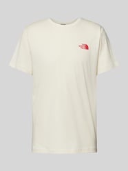 T-Shirt mit Logo-Print von The North Face Beige - 13