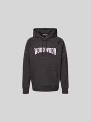 Bluza z kapturem o kroju oversized z nadrukiem z logo od Wood Wood - 26