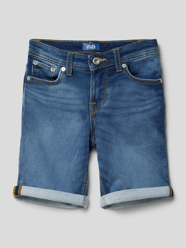 Szorty jeansowe z naszywką z logo model ‘RICK’ od Jack & Jones Niebieski - 38