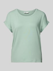 T-shirt o kroju regular fit z mieszanki wiskozy model „MOSTER” od ONLY - 21