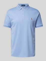 Regular Fit Poloshirt mit Label-Stitching von Polo Ralph Lauren Blau - 24