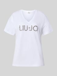 Regular Fit T-Shirt aus reiner Baumwolle von Liu Jo White - 9