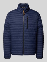 Regular Fit Steppjacke mit Reißverschlusstaschen von camel active Blau - 46