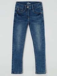 Skinny Fit Jeans mit Stretch-Anteil Modell 'Kathy' von s.Oliver RED LABEL Blau - 19