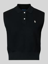 Bezrękawnik o kroju slim fit z mieszanki bawełny od Polo Ralph Lauren - 27