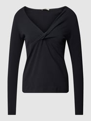Longsleeve in Wickel-Optik von Esprit Schwarz - 14
