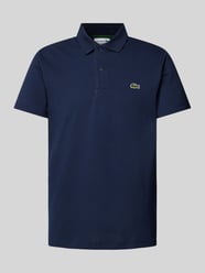 Poloshirt mit Label-Detail von Lacoste Blau - 18