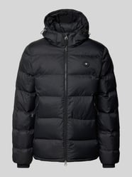 Steppjacke mit Label-Patch von Gant Schwarz - 1