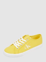 Sneakers van textiel van Calvin Klein Jeans Geel - 10