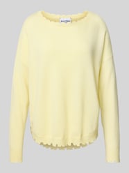 Oversized Strickpullover mit gerippten Abschlüssen Modell 'MELA' von Kujten - 8