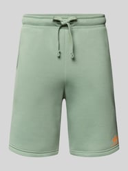 Shorts mit Eingrifftaschen und Logo-Print von Alpha Industries - 31