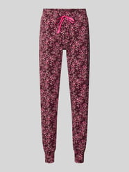 Regular Fit Pyjama-Hose im Allover-Look von SKINY Bordeaux - 34