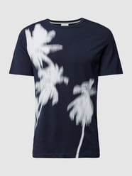T-Shirt mit Motiv-Print von s.Oliver RED LABEL Blau - 45