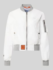bomberjack met labelpatch en ritszak op de mouwen van Original Bombers - 15
