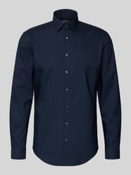 Slim Fit Business-Hemd mit Kentkragen von Jake*s - 4