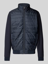 Steppjacke mit Stehkragen von Christian Berg Men Blau - 4