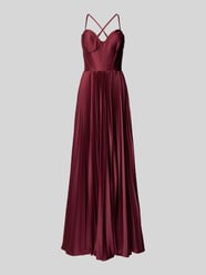 Abendkleid mit Spaghettiträgern von Laona Rot - 22